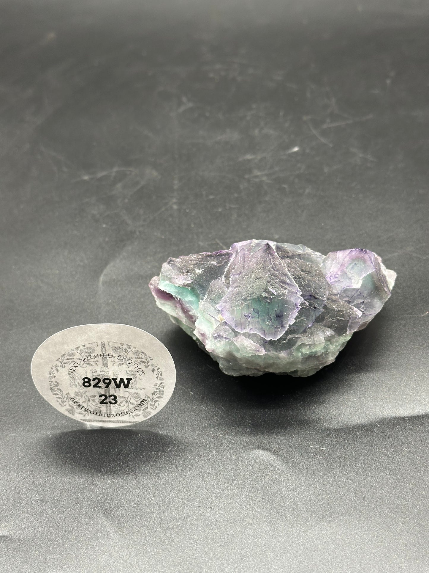 Close-up of the Octahedral Multiple Color Fluorite, showcasing its intricate formations and natural beauty, ideal for decor, jewelry, and personal collections.