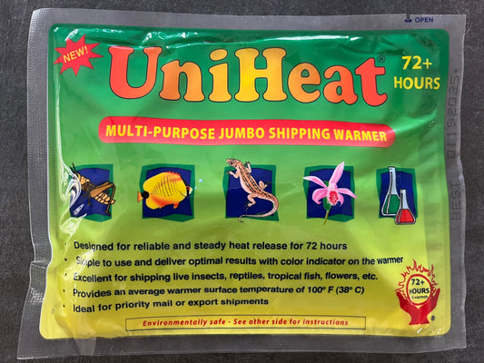 Heat Pack *Add on* package featuring colorful labeled icons, designed to reduce heat stress during plant shipment. Not for individual sale.