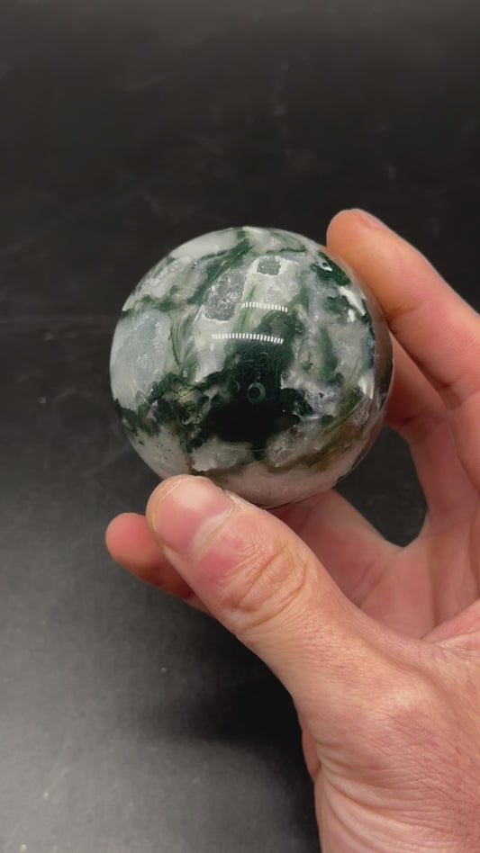 Moss Agate Sphere (829W44)