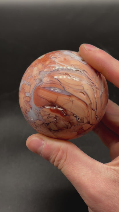 Pink Agate Sphere (1024W44)