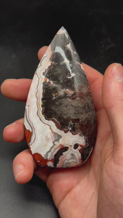 Mexican Crazy Lace Agate Free Form (103W47)