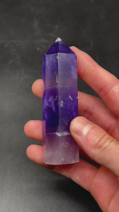 Violet Fluorite Tower (912W20)