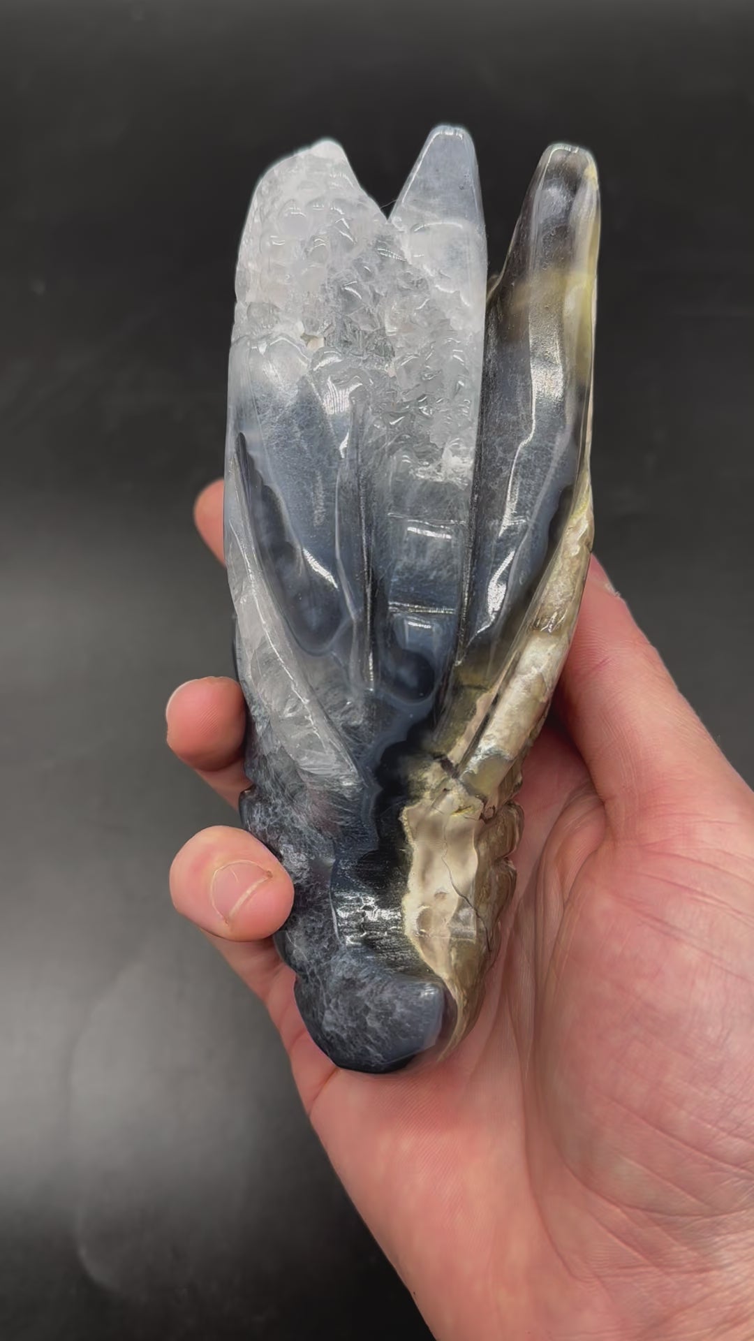 Volcanic Agate Dragon Head (912W16) – Next World Exotics