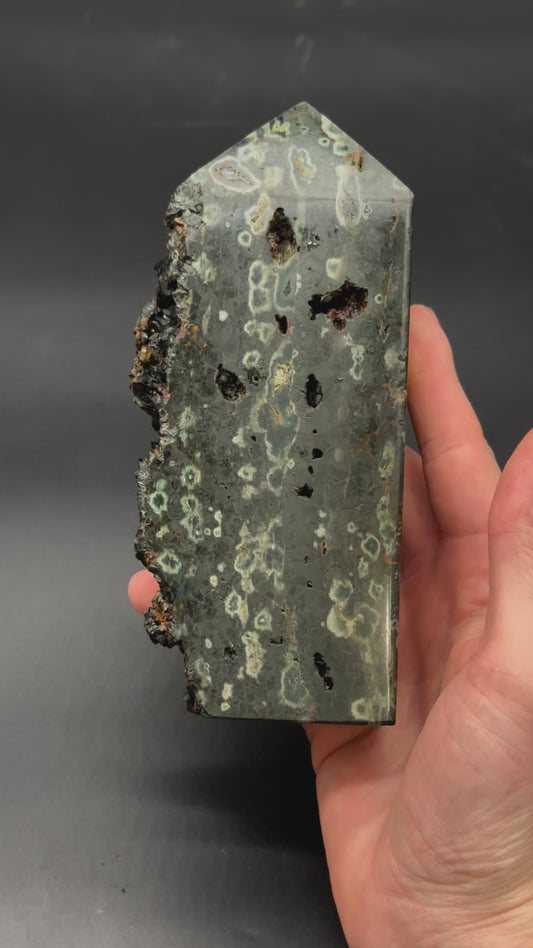 Ocean Jasper Tower with Raw Edge (508W30)