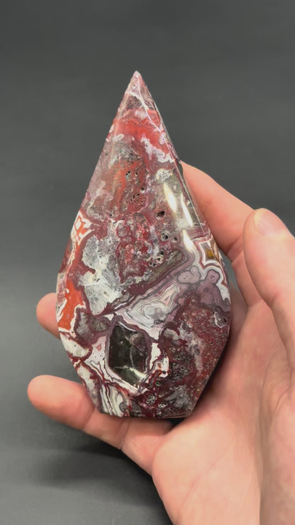 Mexican Crazy Lace Agate Free Form (812W09)