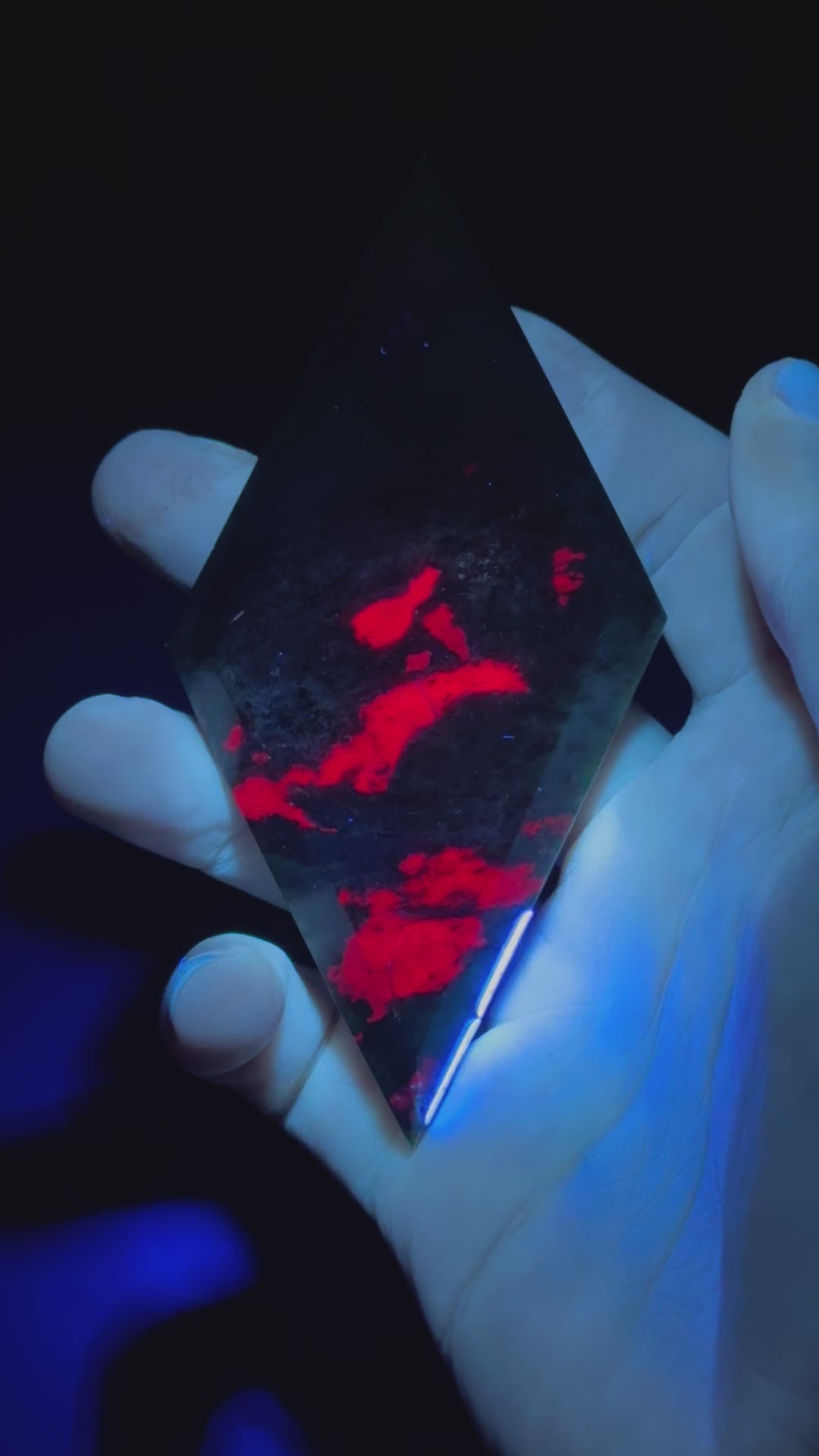 置物 Ruby Oval-Cut Lab-Created Ruby & Multi-Shape White Lab-Created