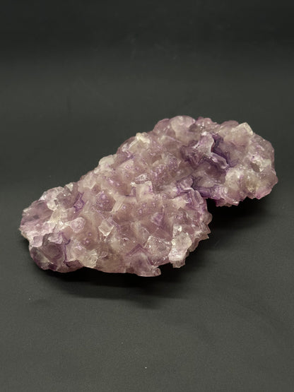 Raw Fluorite (515W02) crystal showcasing its natural geometric structure, ideal for collectors and enthusiasts.