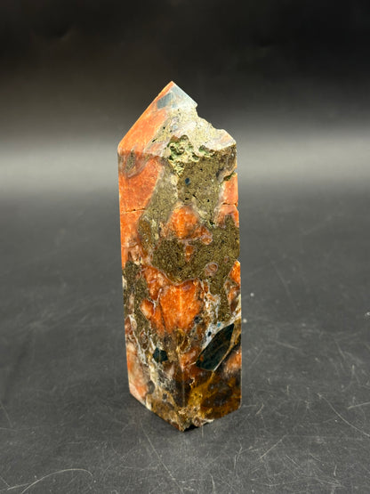 Sunstone and Blue Apatite Tower 803WEB039